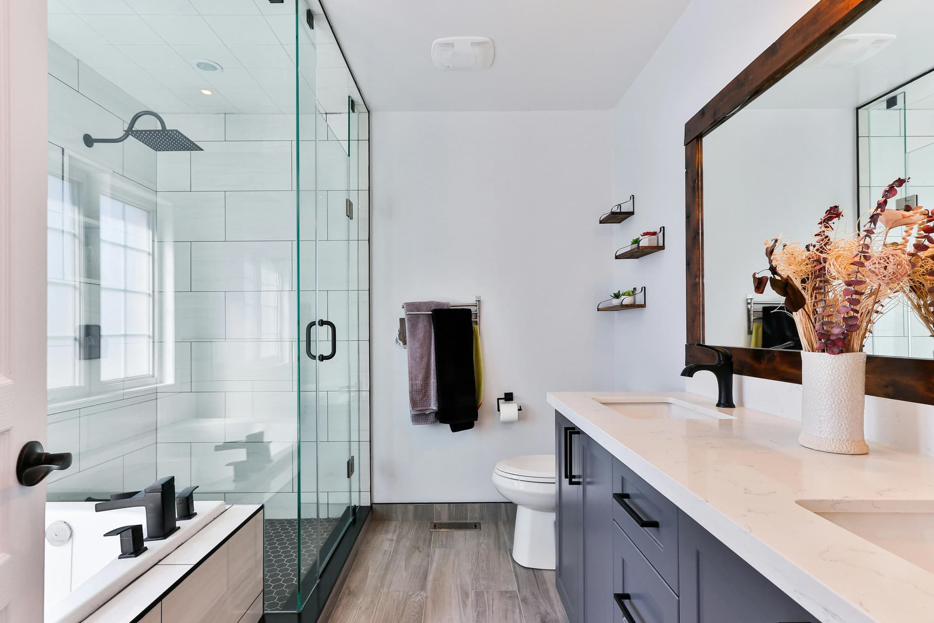 Modern bathroom interior